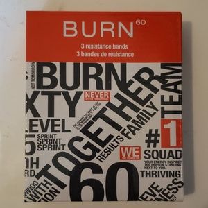 Burn 60 resistance bands fab fit fun set of 3